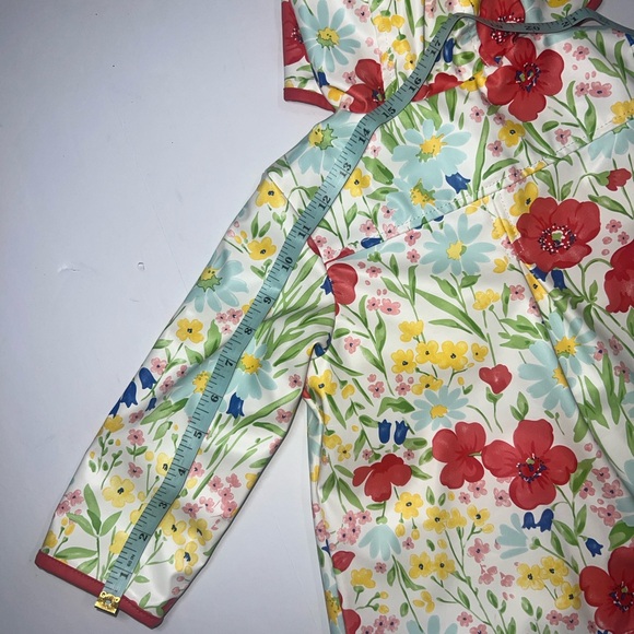 Little Me Colorful Floral Raincoat - Picture 7 of 9